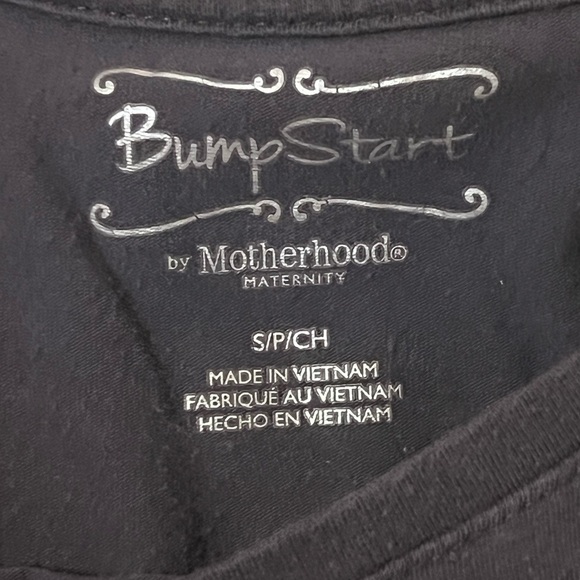 Maternity Gray Long Sleeve Top, size small - Picture 2 of 4